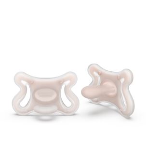 Pack 2 Chupetes Zero Zero Fisiol&oacute;gico Silicona 0/6m