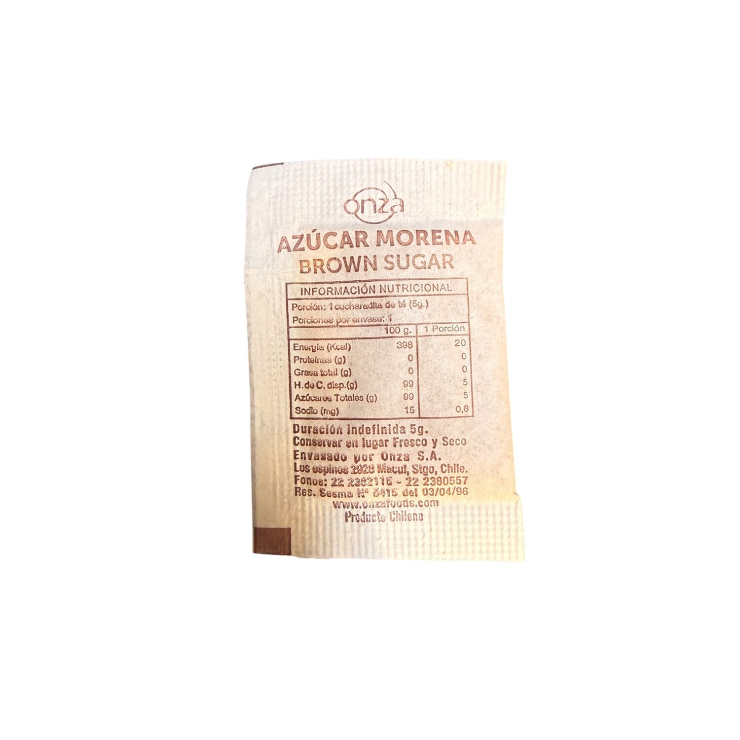 Sachet Azucar Rubia | Morena 5 Gr 1000 Un image number 2.0