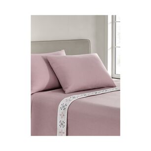 Sabana Andes Polar Bordado Geo Rosa 2 Pl