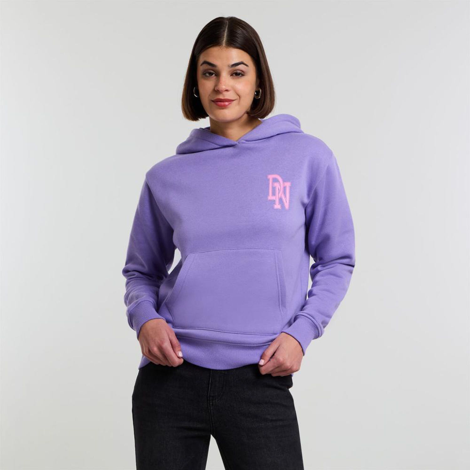 Poler&oacute;n Hoodie Print Manga Larga Cuello Redondo Con Capucha Mujer Rolly Go image number 0.0