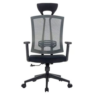 Silla De Oficina Ergonomica Pro Apoyacabeza Javimate Color Negro
