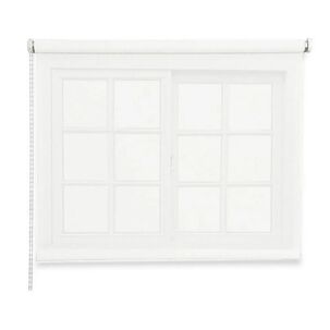 Cortina Roller Rustica Deluxe 80x160 Cm Blanco