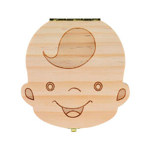 Caja Cajita De Madera Para Dientes De Leche Ni&ntilde;o Ni&ntilde;a