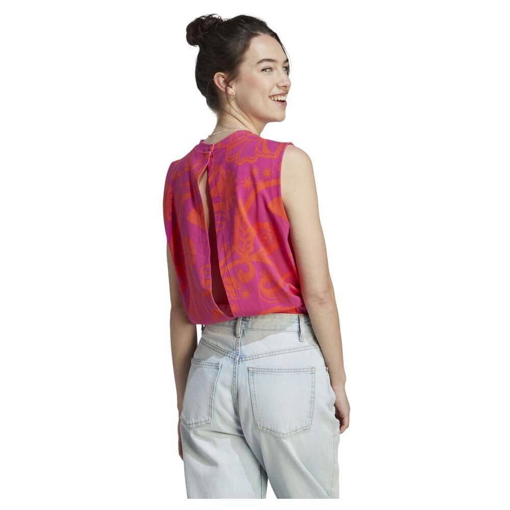 Body Deportivo Mujer Farm Rio Adidas image number 2.0