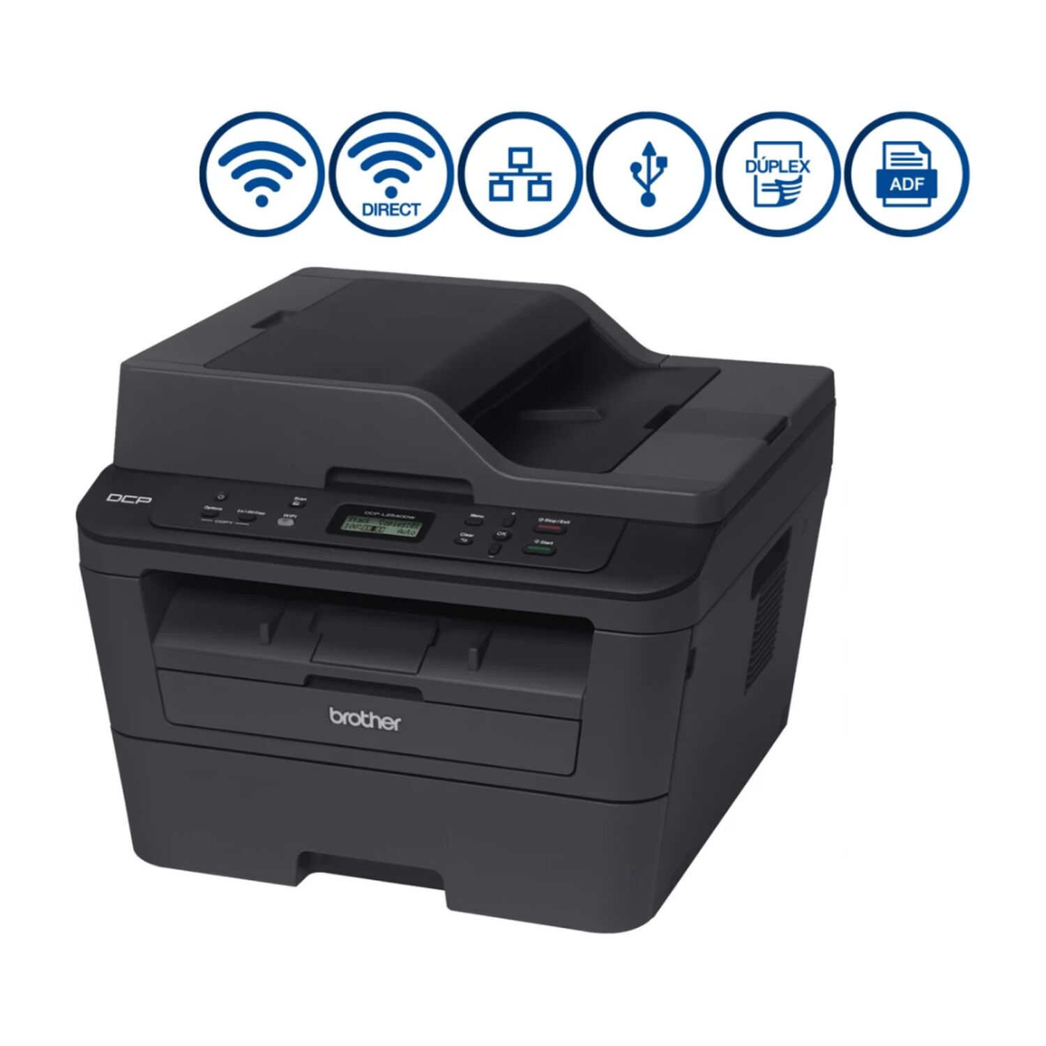 Brother - Dcp-l2540dw - Impresora Multifunci&oacute;n - B/n image number 3.0