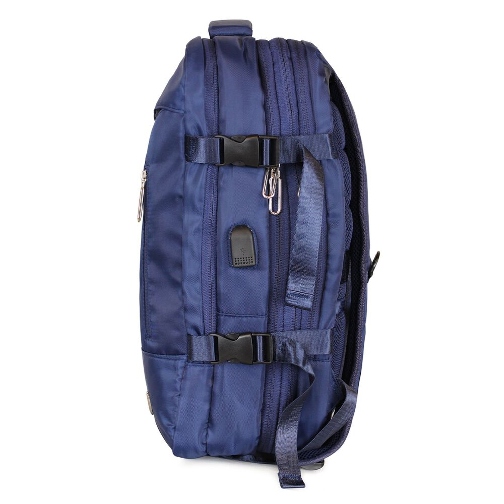 Mochila De Viaje Viral Azul Con Usb Swiss Bag image number 3.0