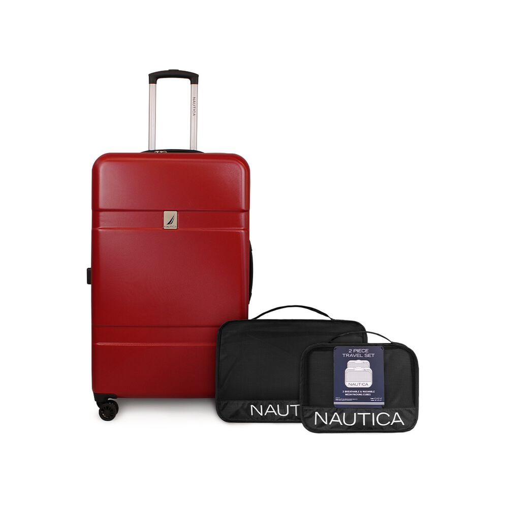 Pack Maleta Grande Bora 23kg Roja + Organizador Nautica image number 0.0
