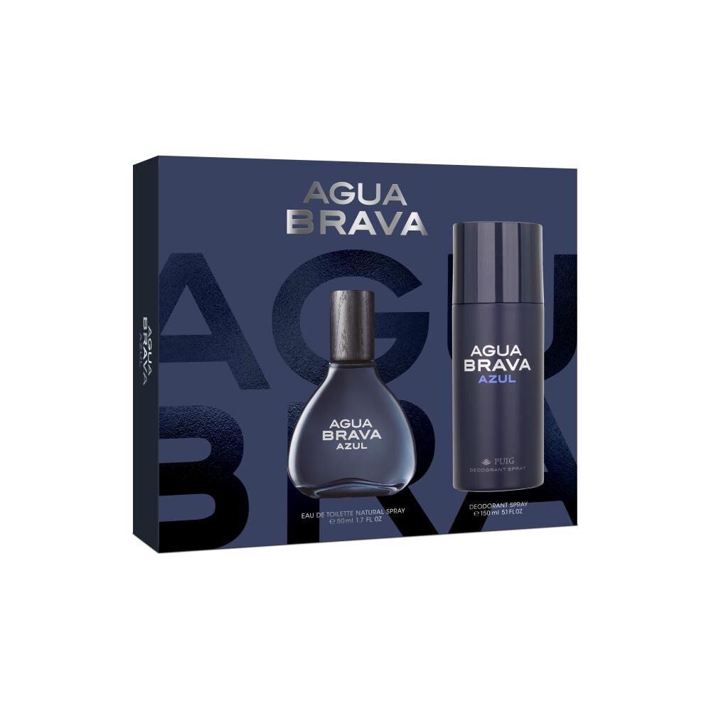 Set De Perfumería Hombre Azul Agua Brava / 50 Ml / Edt + Desoderante 150 Ml image number 0.0