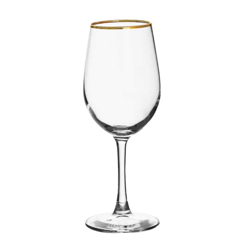Set 4 Copas Borde Dorado Para Vino 320ml Allegra image number 2.0