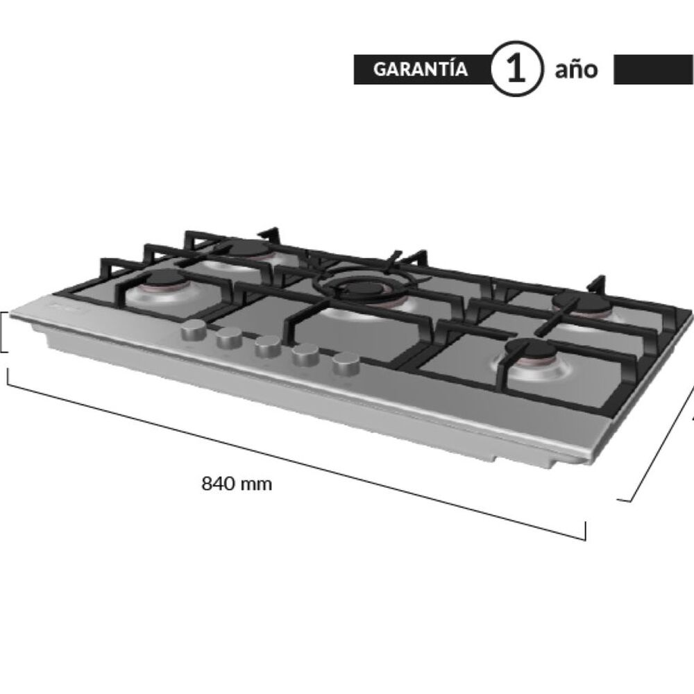 Encimera Gas Natural Fdv Design 90 image number 2.0