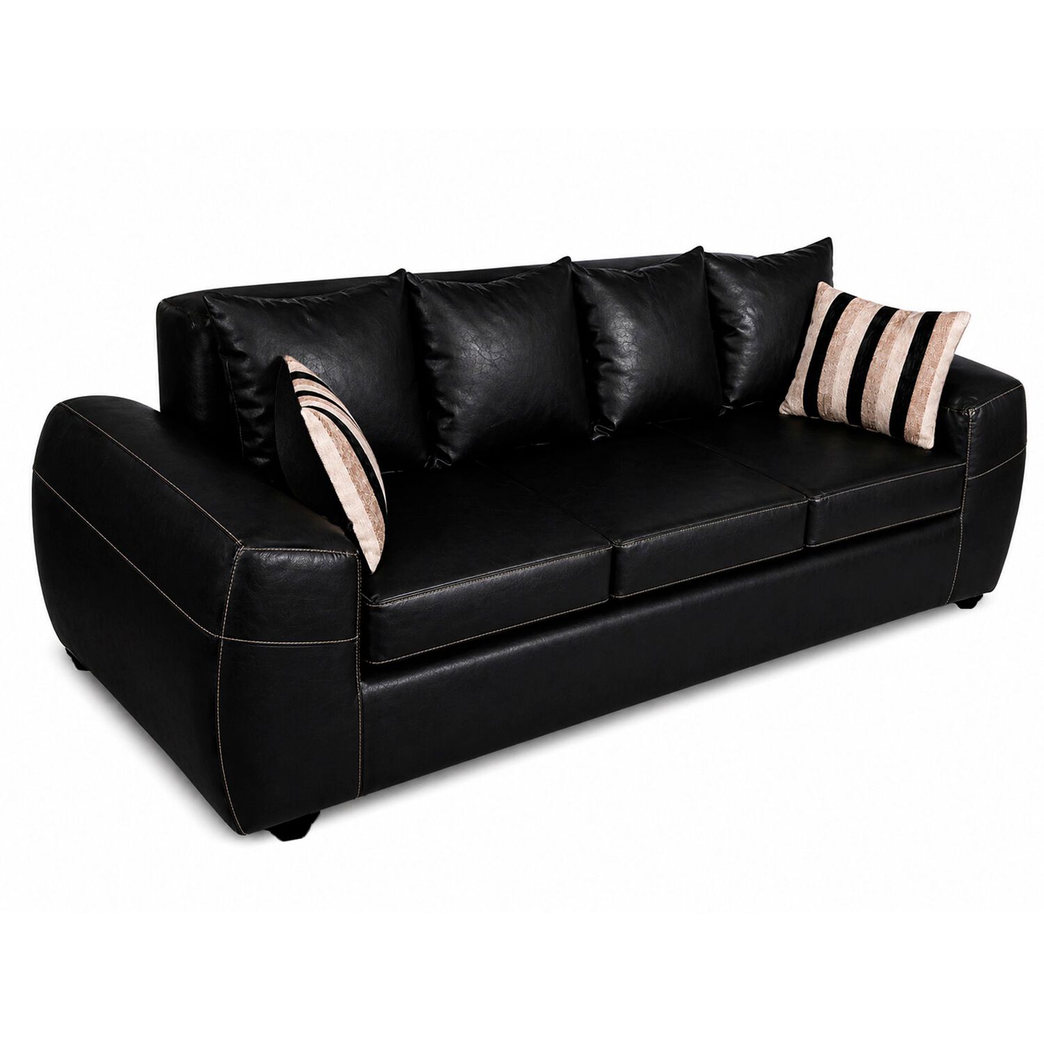Juego De Living Elegant Detail Houston Pu / 5 Cuerpos image number 3.0