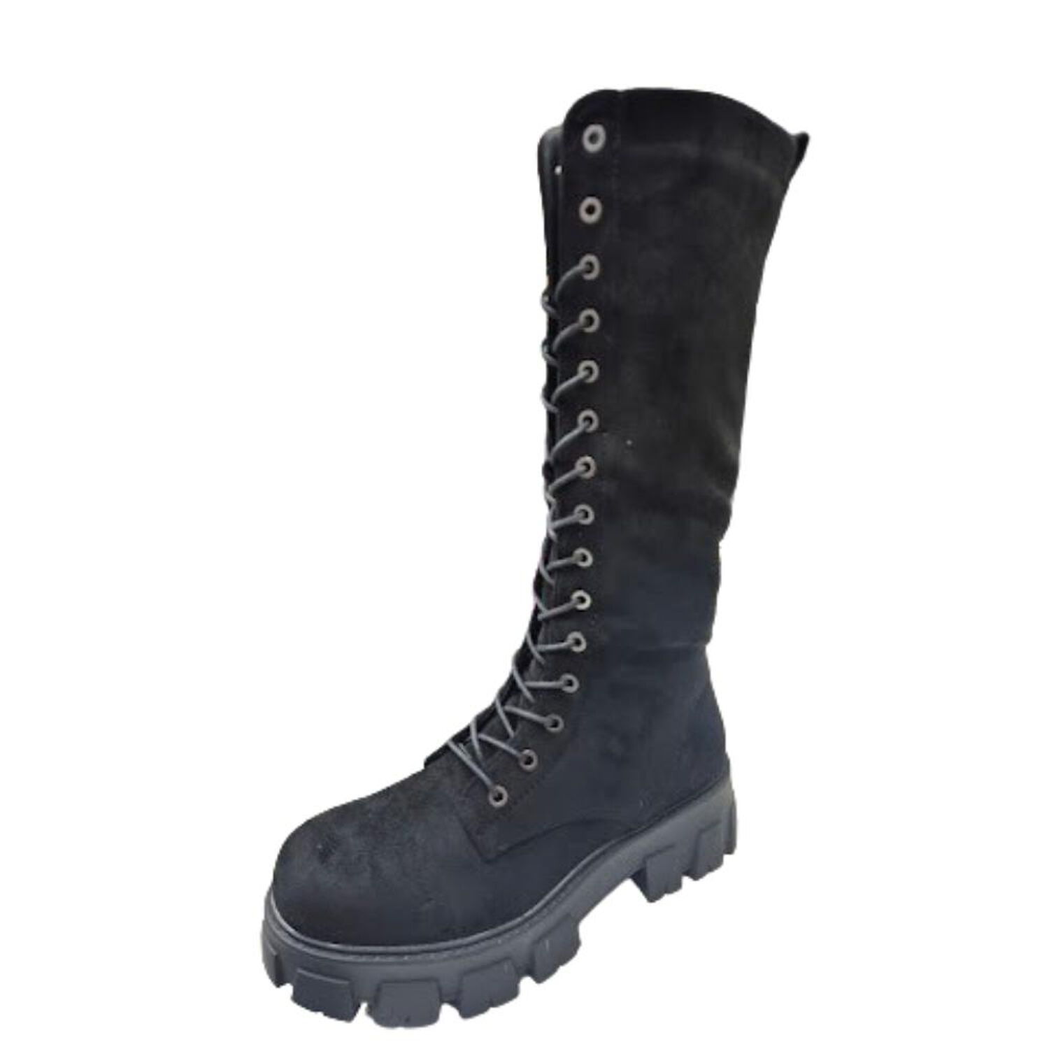 Bota De Invierno Mujer Negro Larga image number 0.0