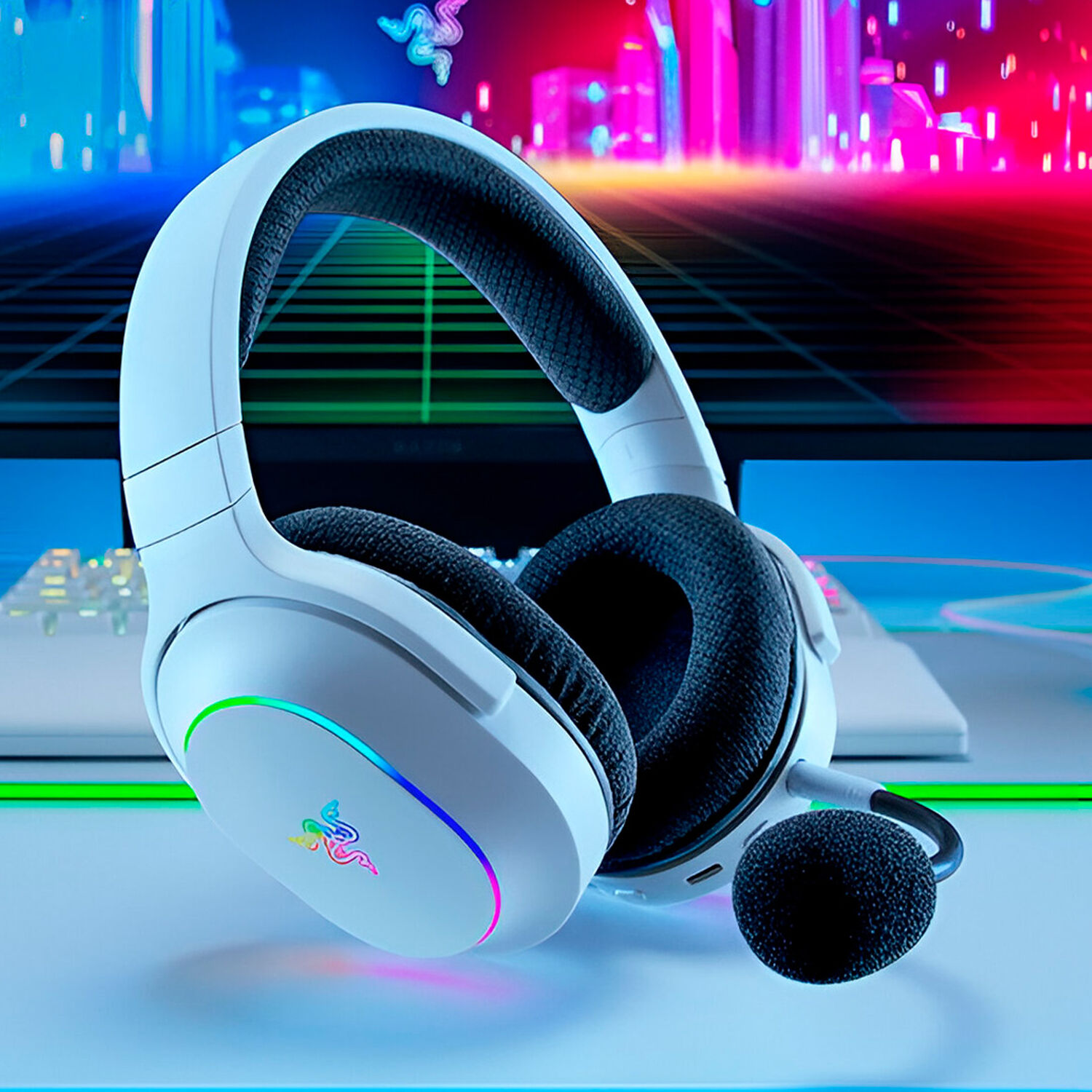 Aud&iacute;fonos Gamer Razer Barracuda X Chroma White image number 8.0