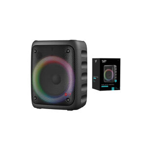 Parlante Bluetooth Karaoke Con Micr&oacute;fono Luz Flash - Ps