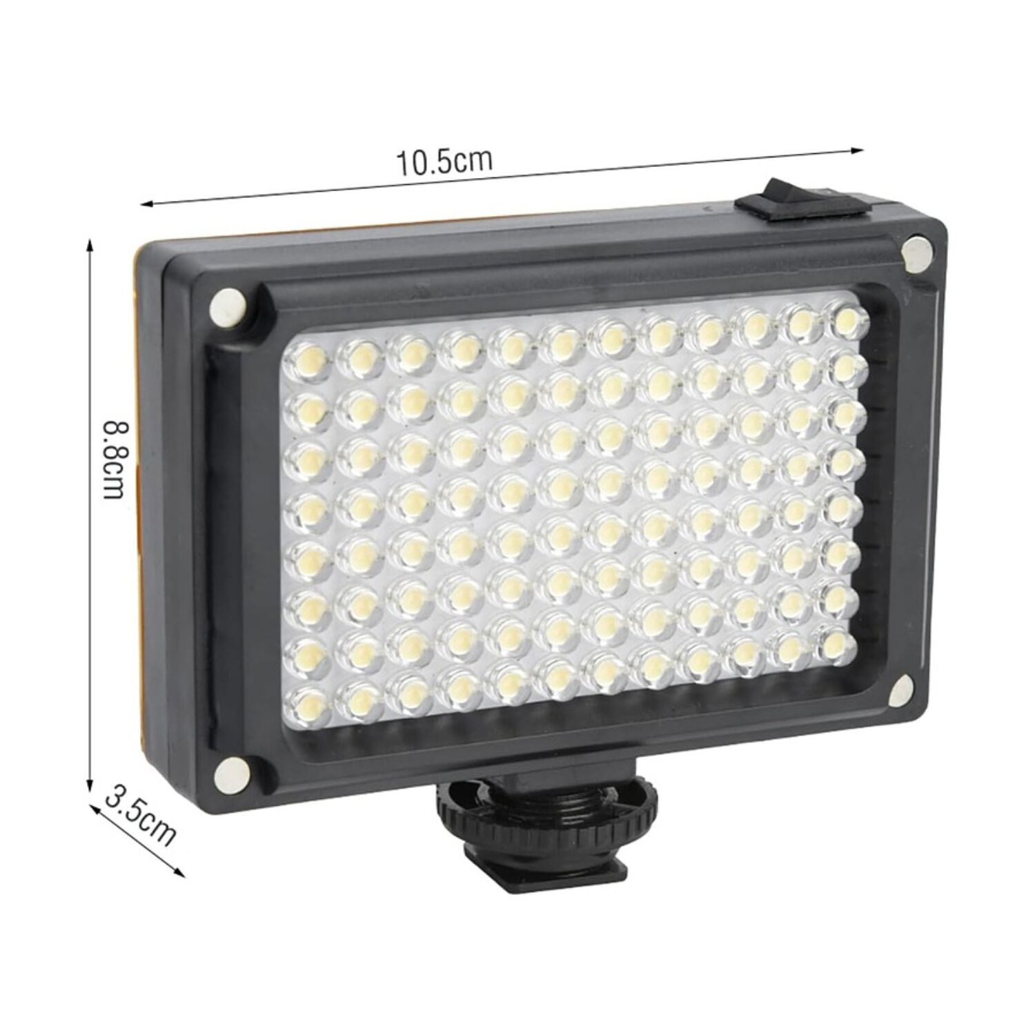 Foco De C&aacute;mara 96 Led Flash Bater&iacute;a Con 2 Filtros image number 2.0
