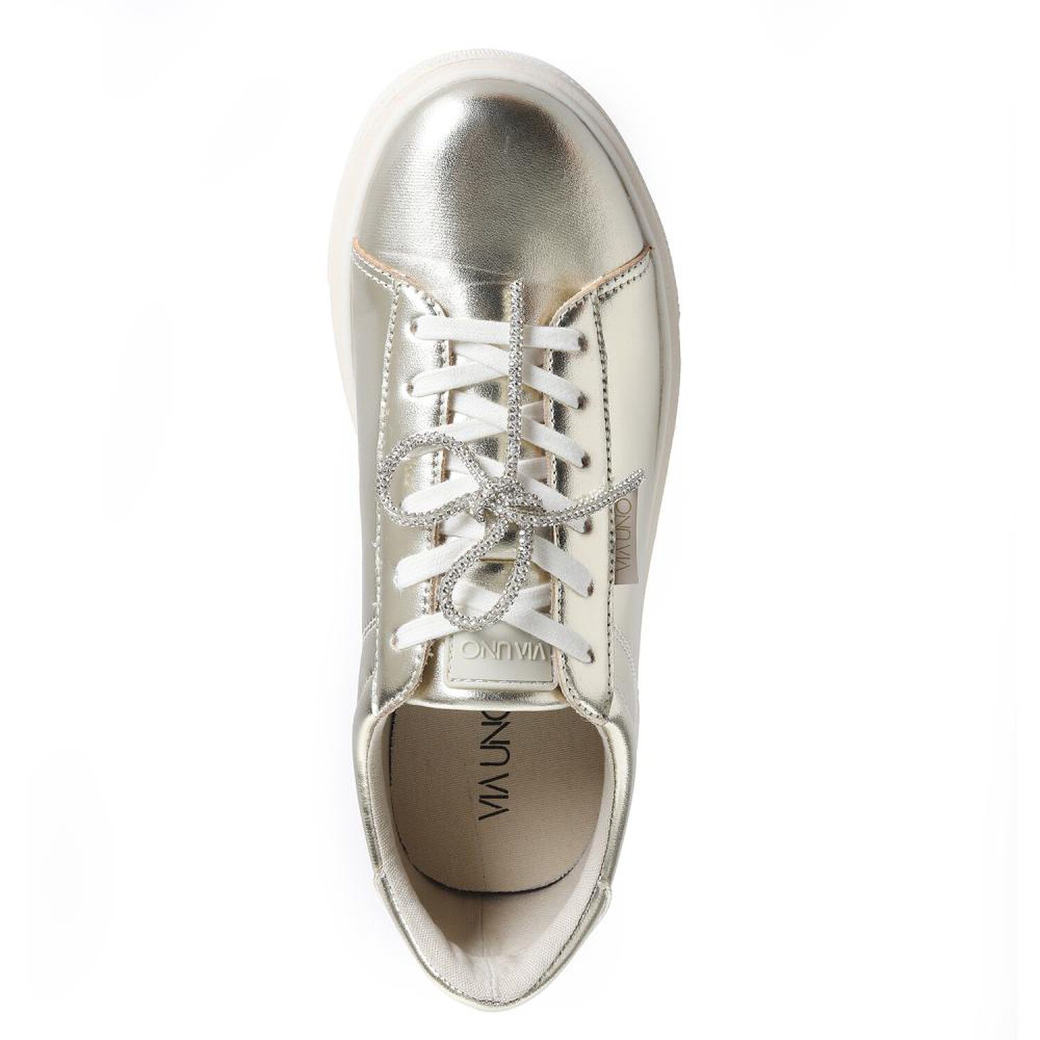 Zapatilla Urbana Mujer Via Uno Oro image number 3.0