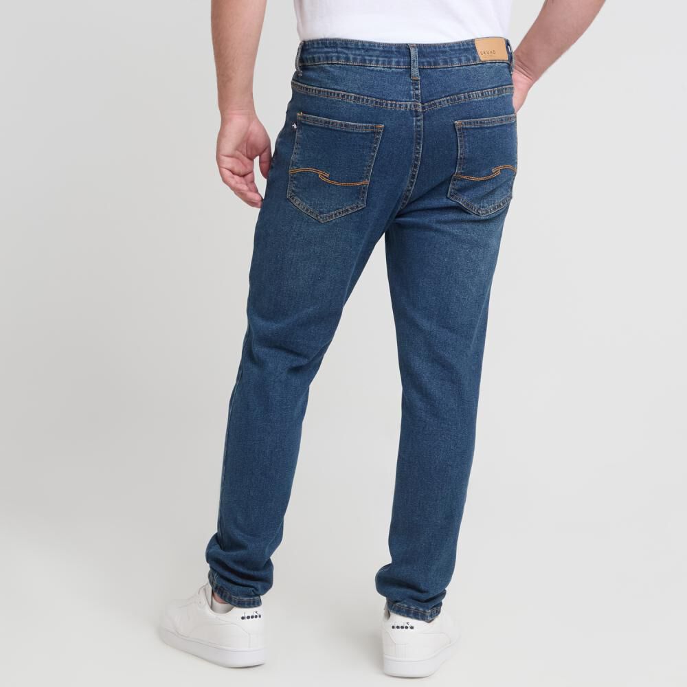 Jeans Lavado Tiro Medio Skinny Hombre Skuad image number 3.0