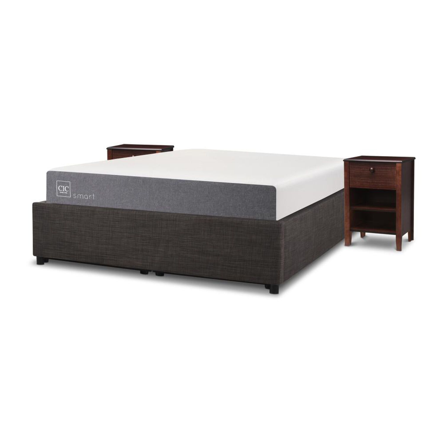 Cama Ba&uacute;l Cic Smart / 2 Plazas / Base Normal + Velador image number 4.0