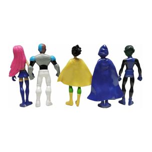 Juguetes 5 Figuras Jóvenes Titanes 12cm