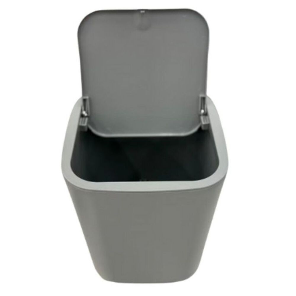 Cesto De Basura Papelera Gris 28x21.5cm image number 2.0