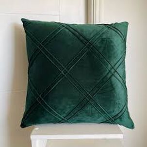 Set De 2 Cojines De Terciopelo Doble Pliegue