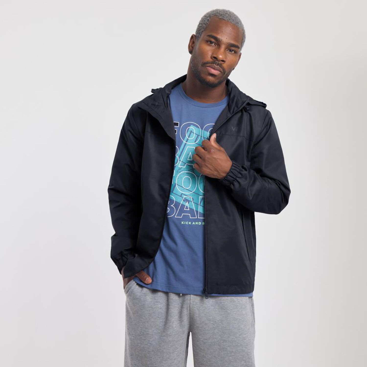 Chaqueta Deportiva Slim Cuello Alto Hombre Wetland image number 0.0