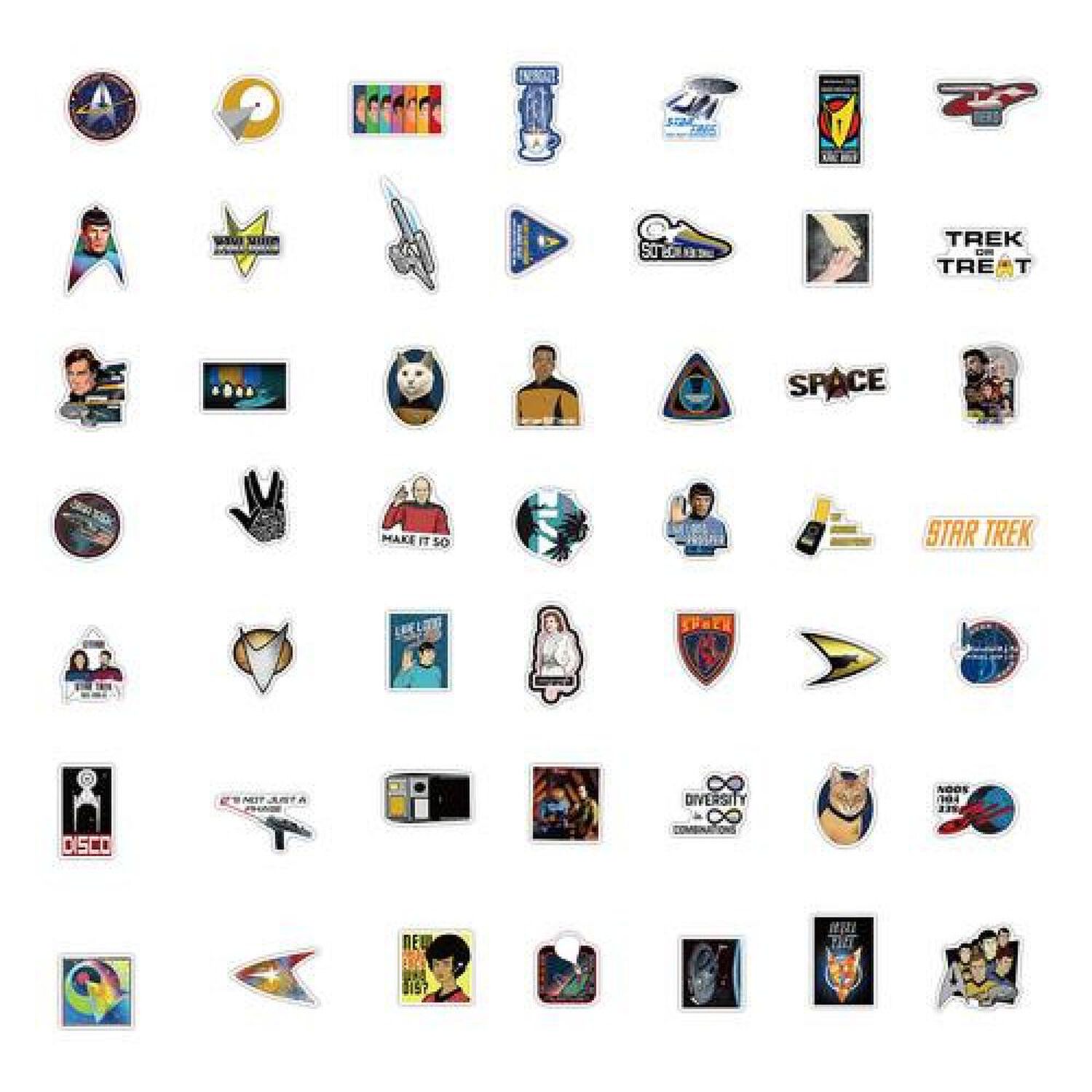 Set Stickers Calcomonias Star Trek Kirk Spock image number 4.0