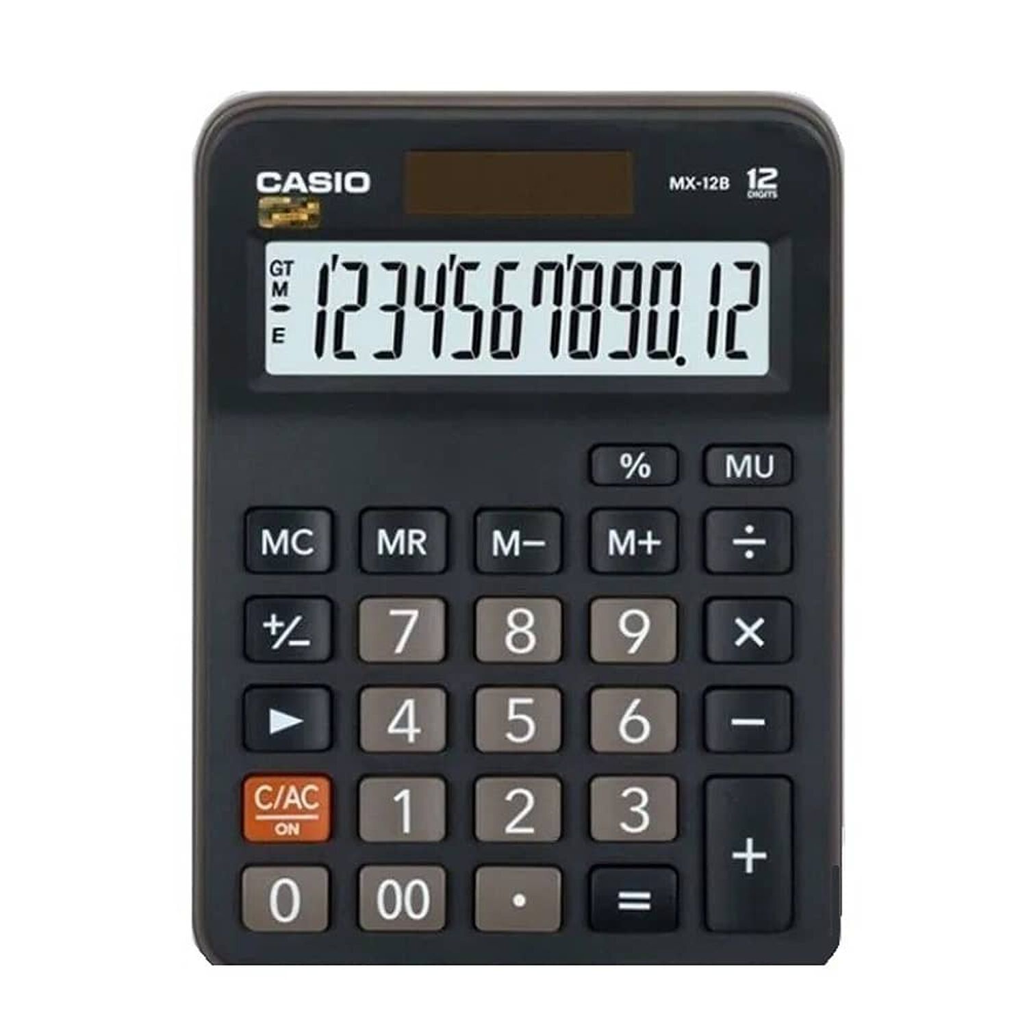 Calculadora Casio Para Comerciantes Numeros Grandes Mx-12b-bk image number 2.0