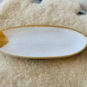 Set De 2 Bandejas Dise&ntilde;o Hojas