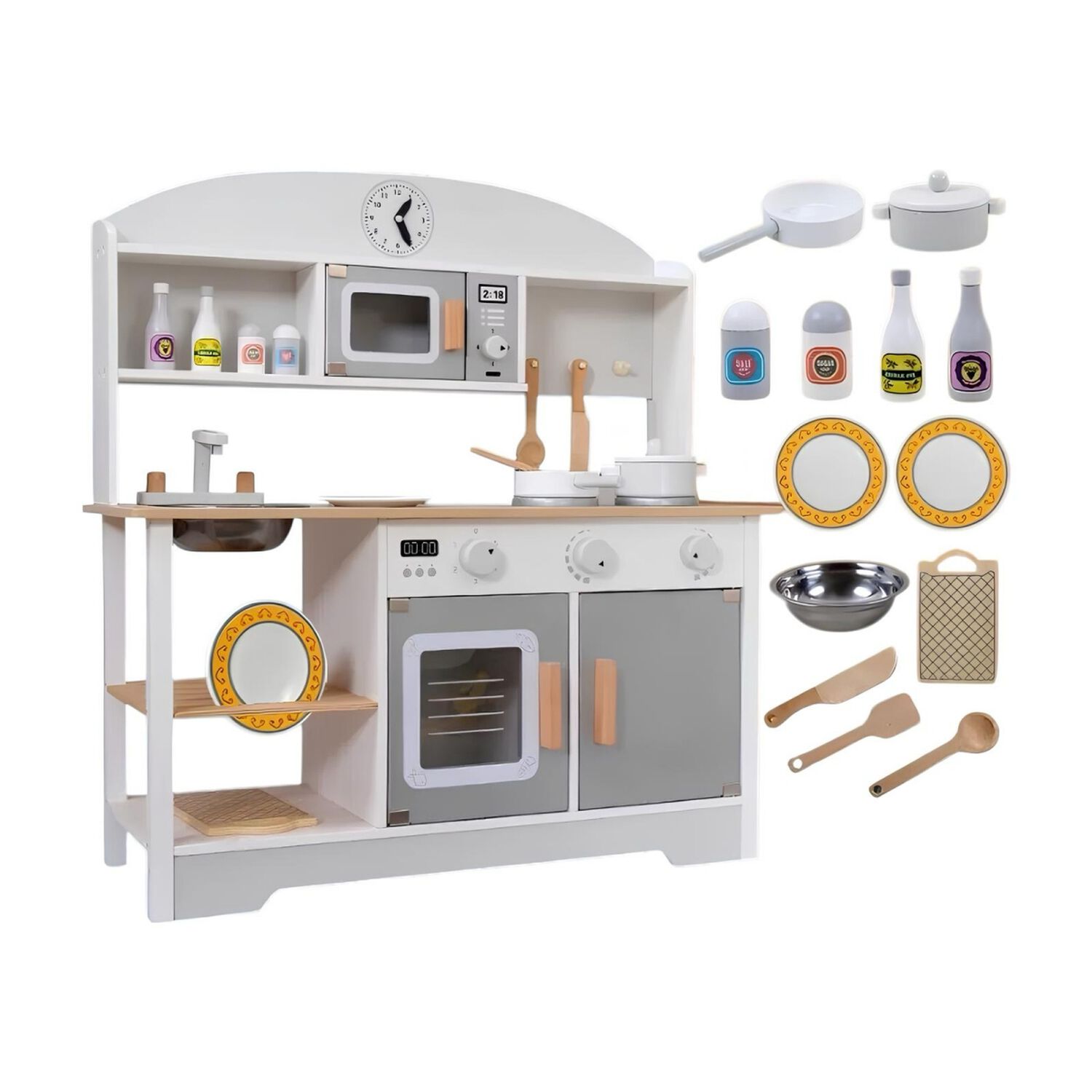 Cocina De Juguete Infantil Ni&ntilde;os Lubabycas Accesorios Chef image number 2.0