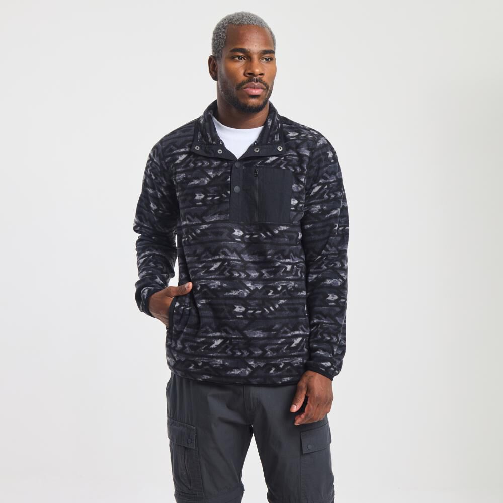 Poler&oacute;n Deportivo Rayas Regular Cuello Redondo Hombre Wetland image number 0.0