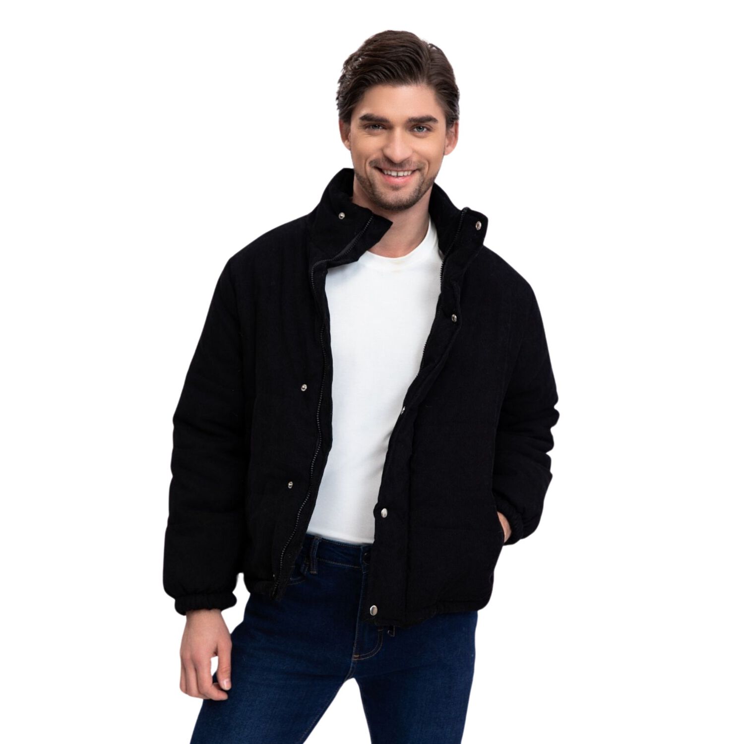 Chaqueta Cotele Parka Forrada Infinity Hombre image number 1.0