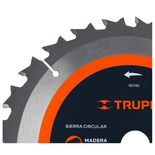 Disco Sierra Circular 7 1/4 Pulgadas 24 Dientes Truper