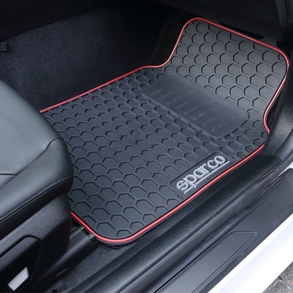 Piso Alfombra Auto Goma Set Sparco - Spf500 image number 1.0