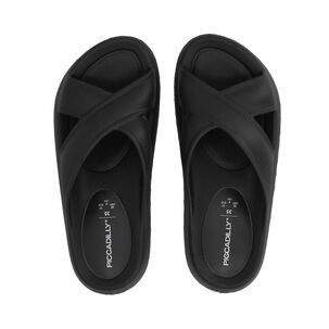 Sandalia Mujer Negro Marshmallow Piccadilly