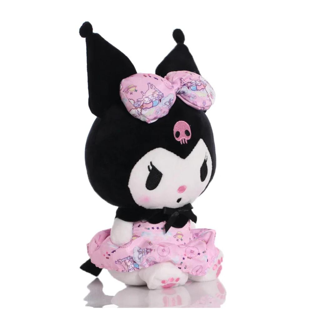 Juguete Pack 6 Peluches Llaveros Kuromi 13cm Infantiles image number 4.0