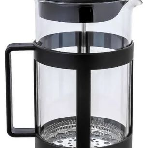 Prensa Francesa Cafetera Manual 600 Ml Glass Cafetiere Color Negro