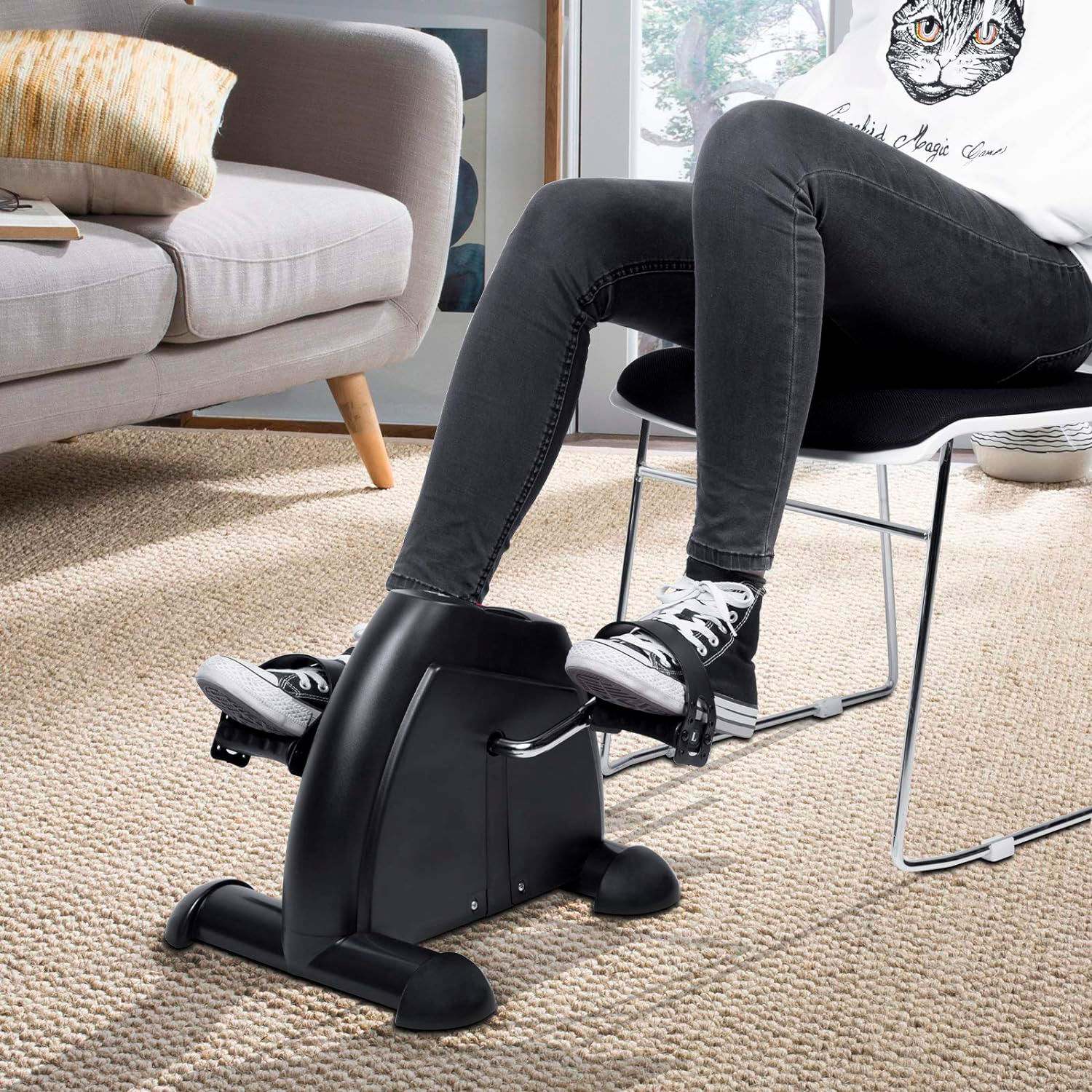 Pedalera Atletis Fit T1.2 Volante Rotaci&oacute;n 1kg Negro image number 1.0