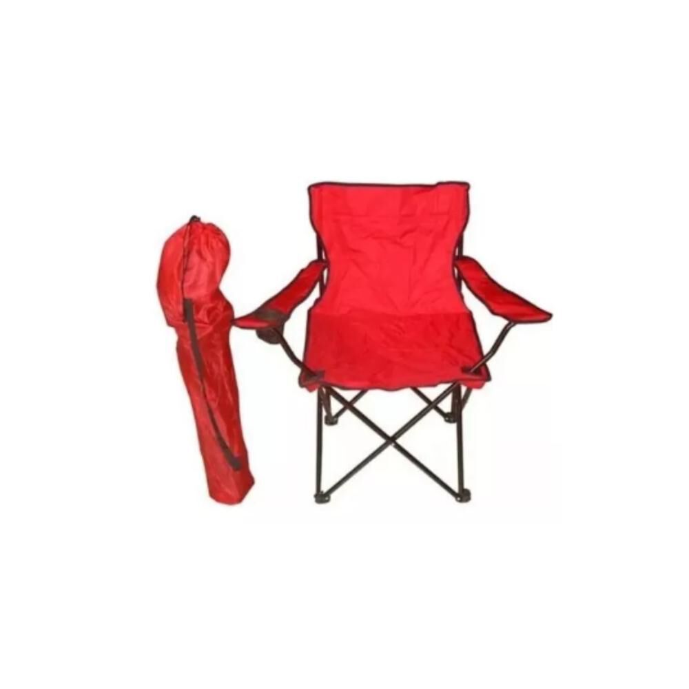 Silla Plegable De Playa Camping Pesca Picnic Con Porta Vaso image number 7.0
