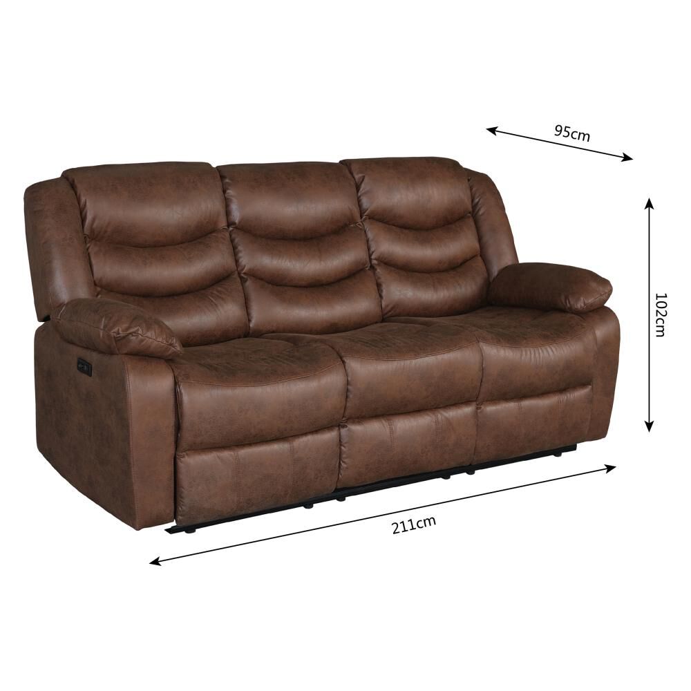 Juego De Living Reclinable Cic Domingo / 3 Cuerpos + 2 Cuerpos + 1 Cuerpo image number 6.0