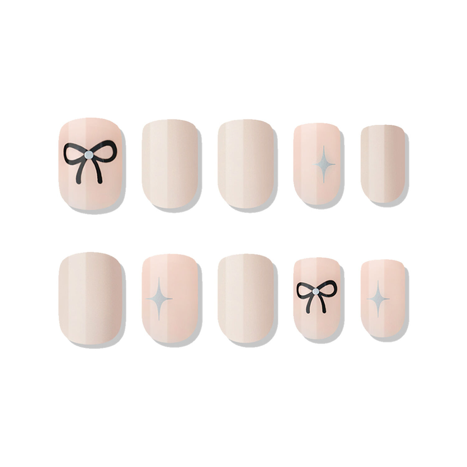 Muzmak - U&ntilde;as Press On Ribbontie Regular Square 36 U. image number 1.0