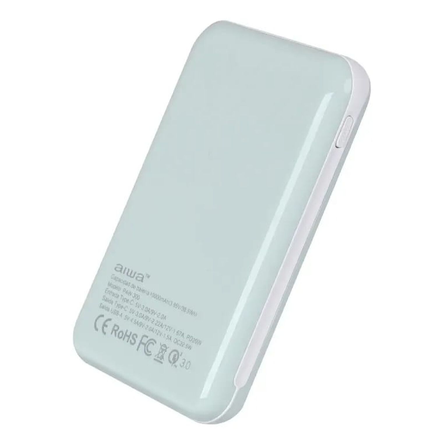 Power Bank Aiwa Paw-300 Verde 10000mah Pd 20w. image number 1.0