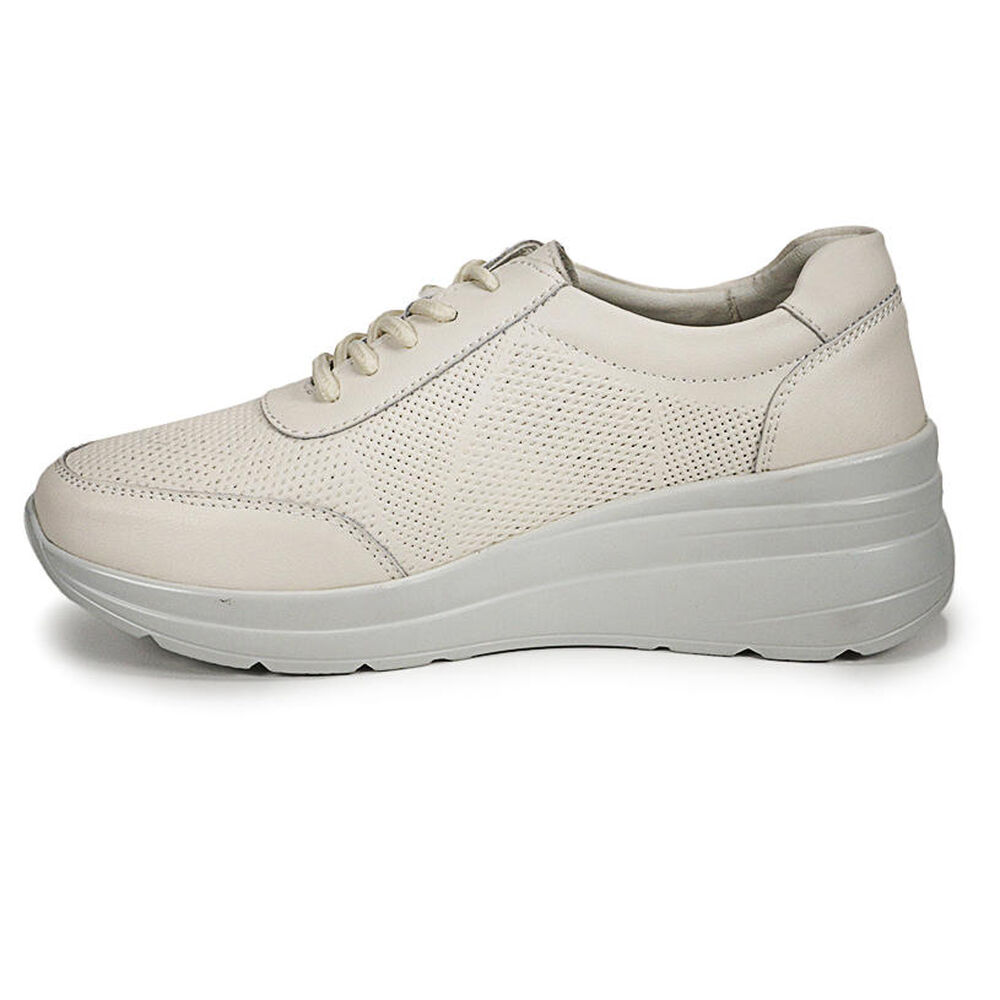 Zapatilla Cuero Garazi Beige image number 4.0