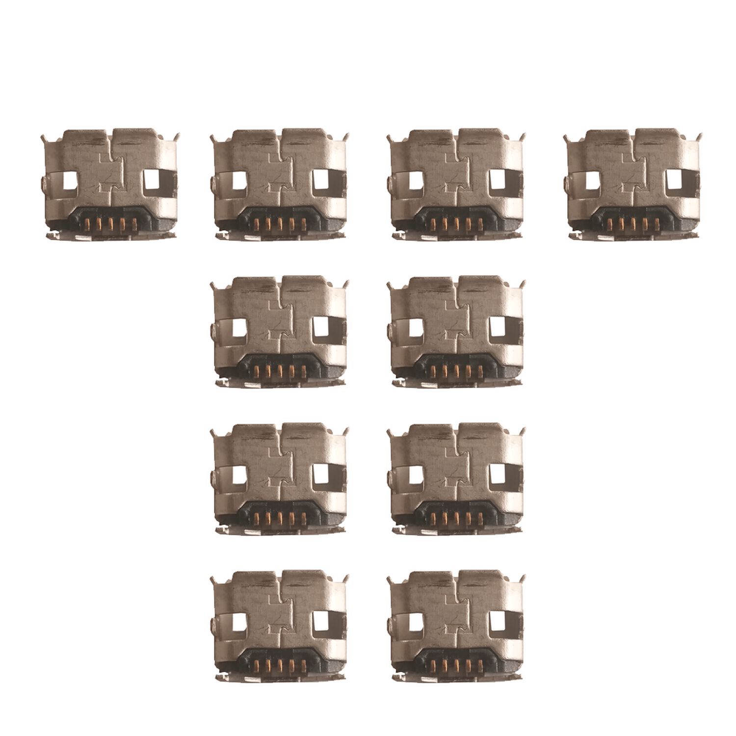 Pack De 10 Conectores Micro Usb Para Montaje En Superficie image number 0.0
