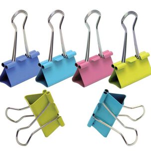 Clips De Carpeta Colores 19 Mm 801-5d Foska