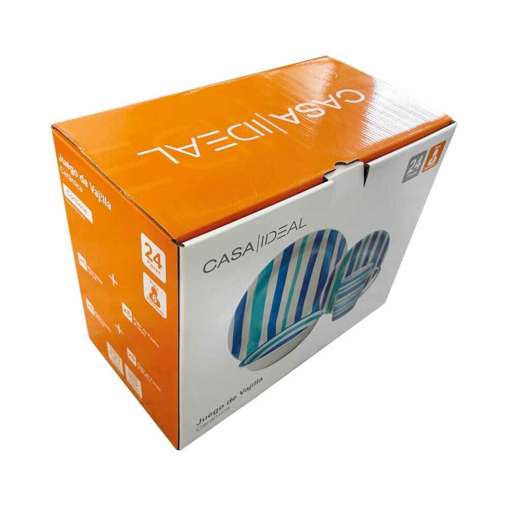 Juego De Vajilla Casaideal Listado / 24 Piezas / 6 Personas image number 2.0