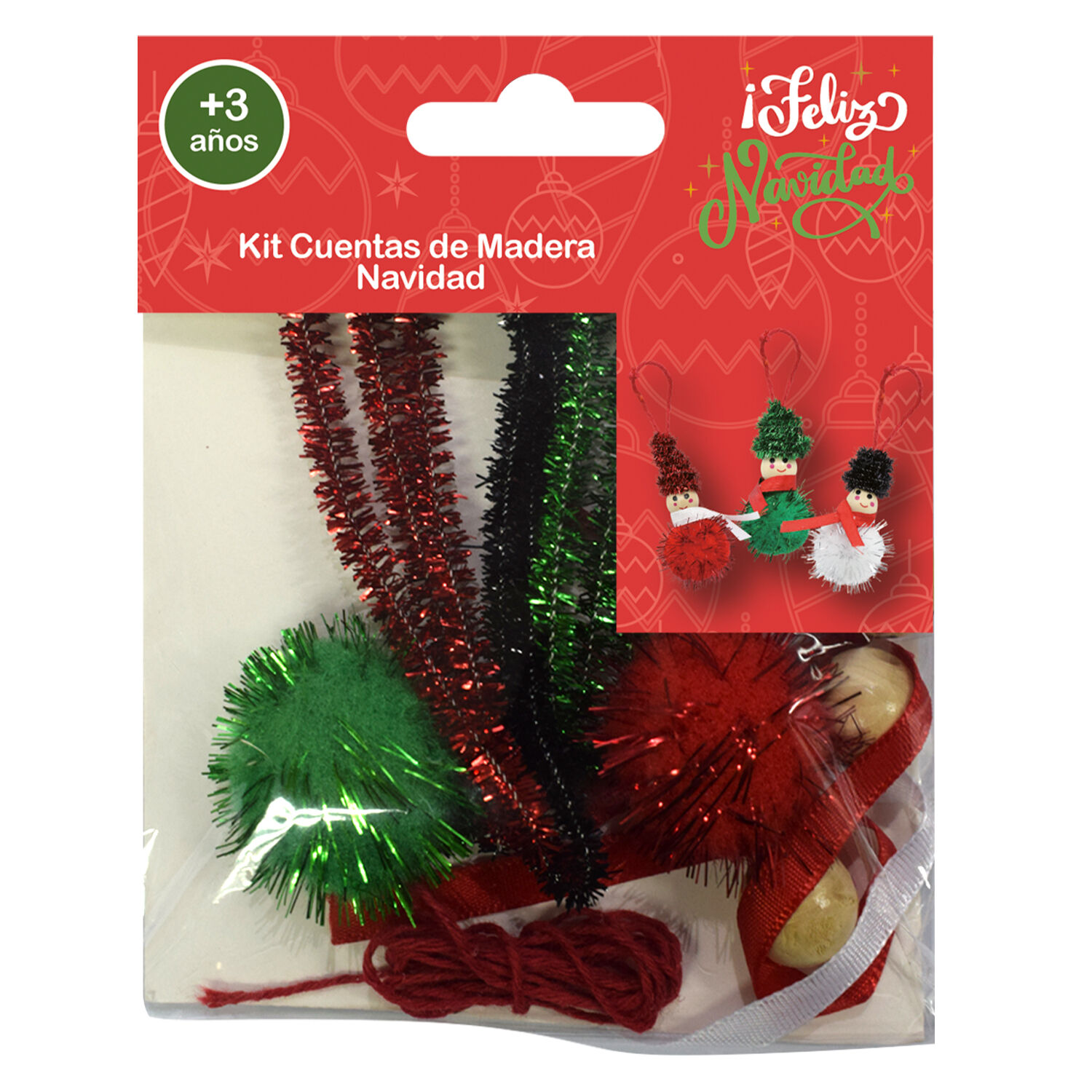 Kit Cuenta De Madera Navidad Big Party image number 0.0