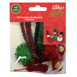 Kit Cuenta De Madera Navidad Big Party