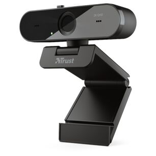 Webcam Qhd 2k Profesional Trust Taxon Black Muiltiplataforma