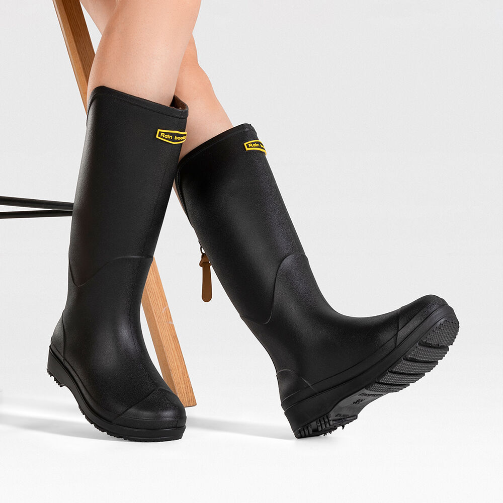 Bota De Agua Mujer Pvc Impermeable Casual Comodo Weide Gh160 image number 2.0